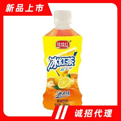 佳佳红冰红茶差饮料果味饮料380ml