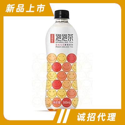 花花牛泡泡茶蜜桃乌龙茶味饮料500ml