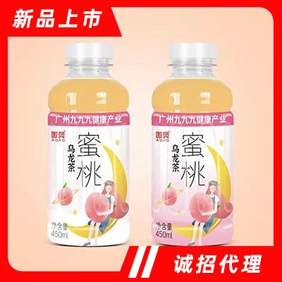 嗷奥蜜桃乌龙茶茶饮料450ml