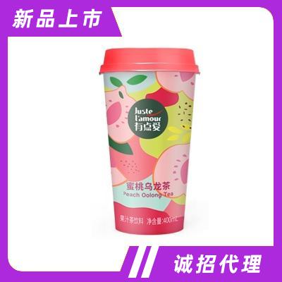 有点爱蜜桃乌龙茶果汁茶饮料400ml