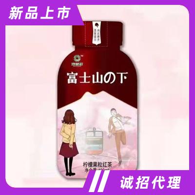 玮益康柠檬果粒红茶400ml