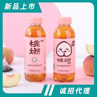 桃燃白桃乌龙茶味饮料420ml