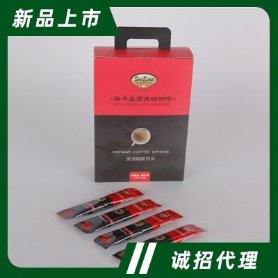 茜卡庄园礼盒装无蔗糖速溶咖啡40条×15克厂家直销下午茶饮品代理批发