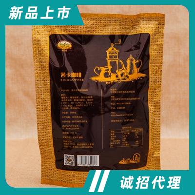 茜卡庄园速溶系列炭火烘焙含糖三合一速溶咖啡加班醒神饮品蓝山咖啡背面