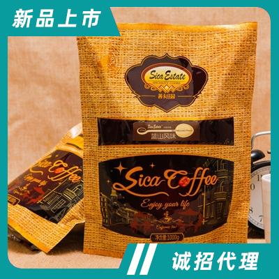 茜卡庄园速溶系列炭火烘焙含糖三合一速溶咖啡加班醒神饮品蓝山咖啡