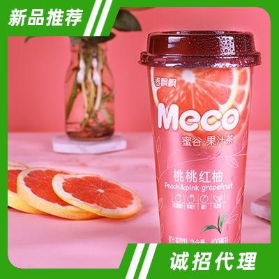 Meco蜜谷果汁茶桃桃红柚400ml