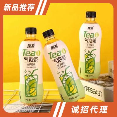 拙源气泡茶柚子绿茶茶味碳酸饮料（瓶）