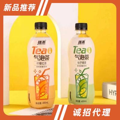 拙源气泡茶茶味碳酸饮料480ml（2瓶）