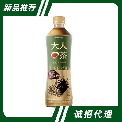 麟珑茶大人茶桂花普洱饮料500ml