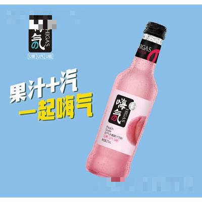 嗨气含气水蜜桃汁饮料275ml