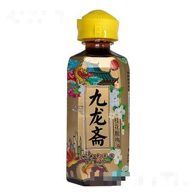 九龙斋塑料瓶桂花酸梅汤400ml地道老北京饮料