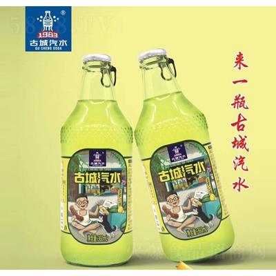 古城汽水菠萝口味碳酸饮料360毫升OEM代加工