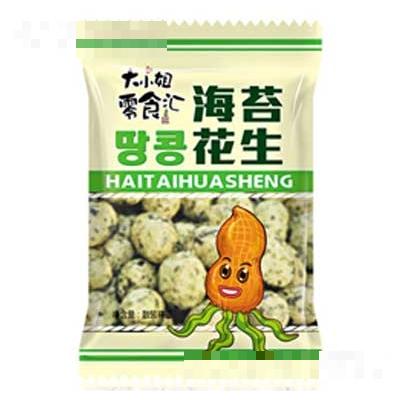 大小姐零食汇海苔花生散称